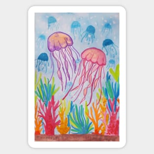 Jelly fish Sticker